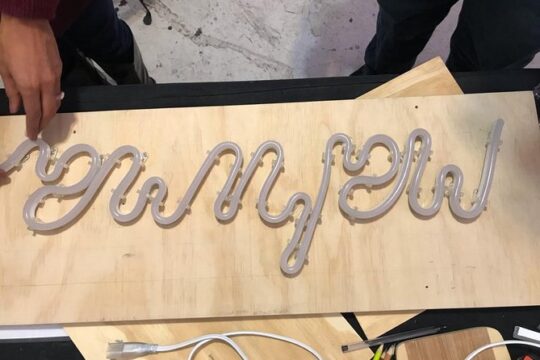 NEON SIGN MAKING PARTY (Energy Efficiency Chat)