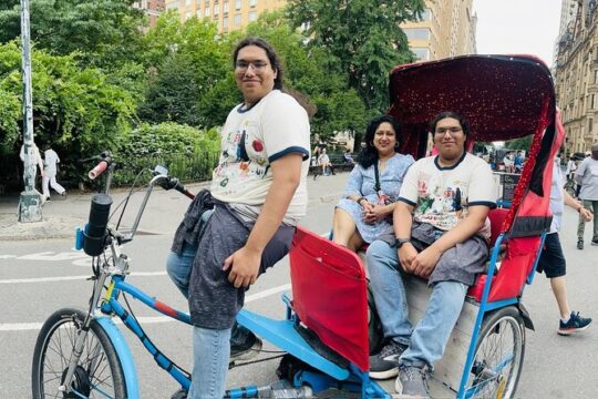 New York Central Park Guided Pedicab Tour - 90 minutes