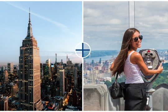 Best Views of NYC: Empire State Building & Top of the Rock Tour