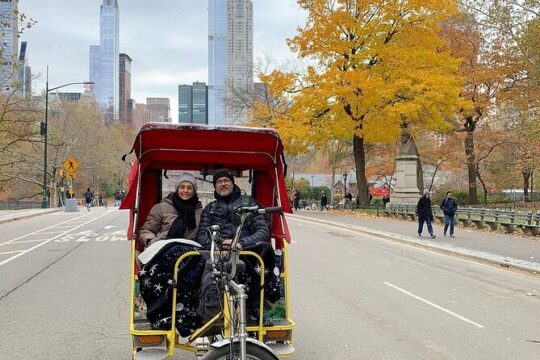 Central Park, Rockefeller & Times Square Pedicab Tour