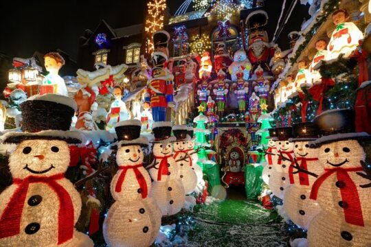 Christmas Lights Tour of Dyker Heights in Brooklyn by a Local