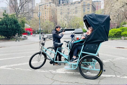 Central Park Pedicab Tours with History and Photo Stops