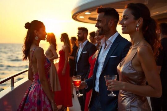 NY Luxury Yacht Cruise with Fashion Show and Art Exhibition